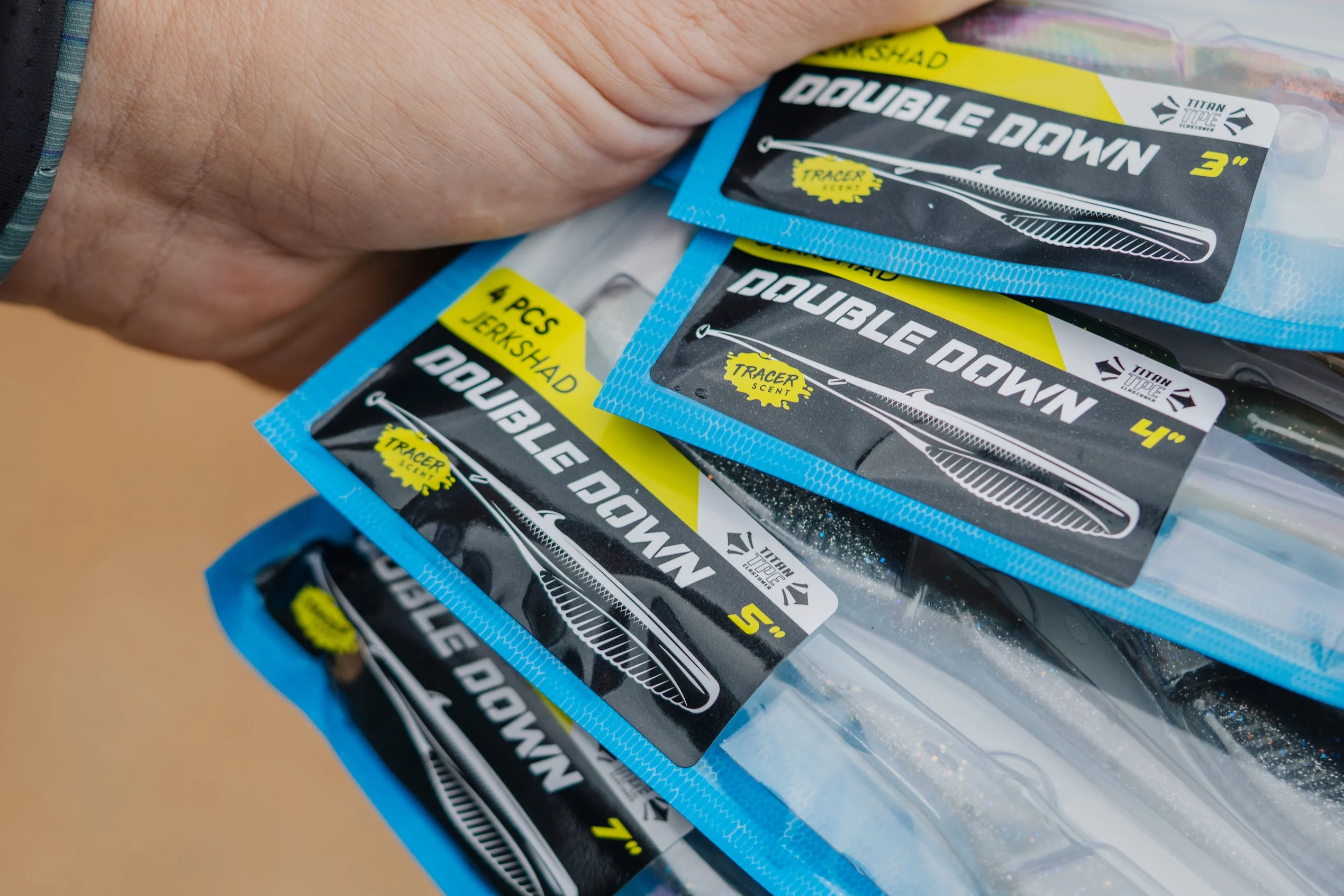 Double Down 3" Jerkshad - 6 Pack - Live Ops - Image 15
