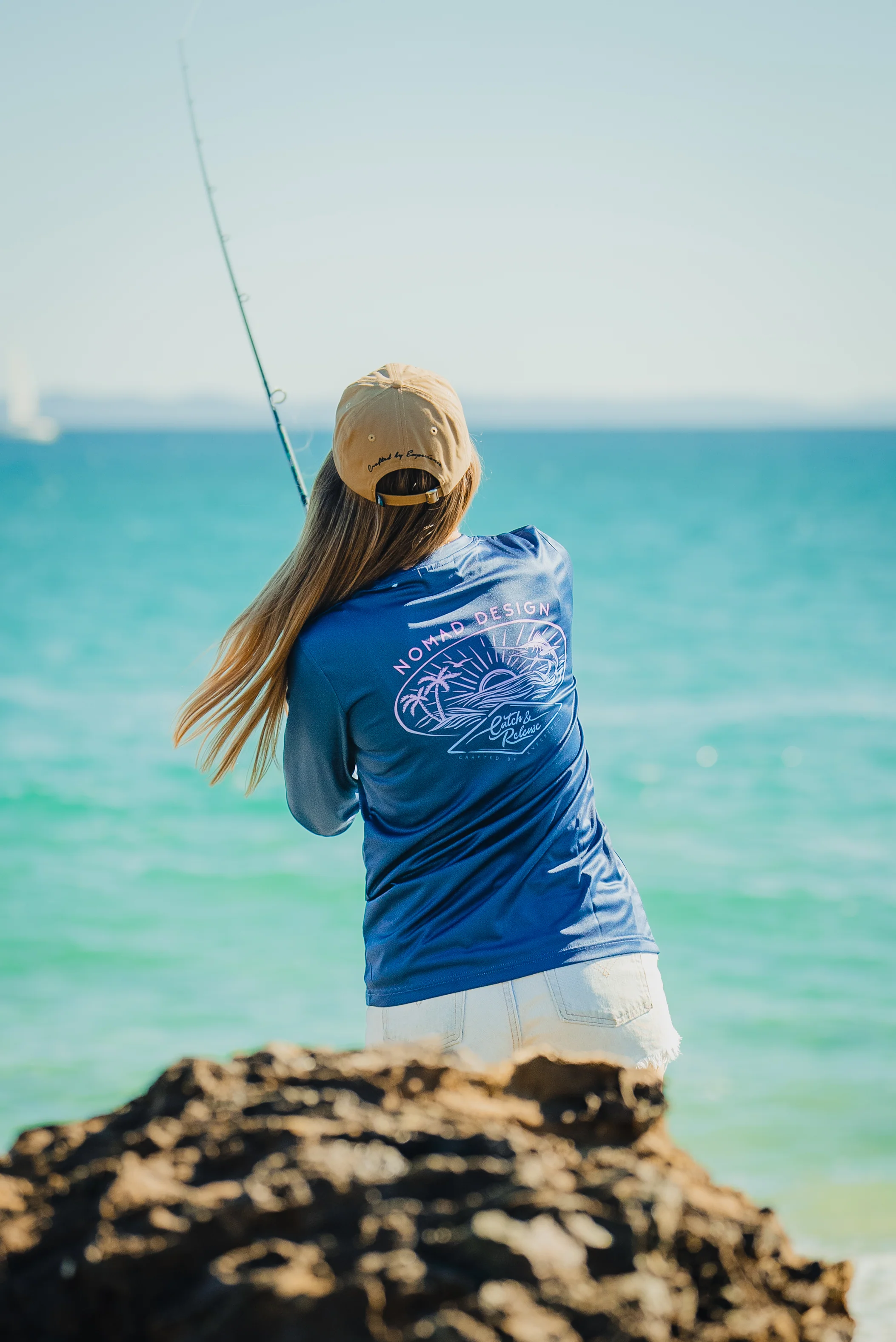 Womens Tech Fishing Shirt - Catch & Release - Image 3